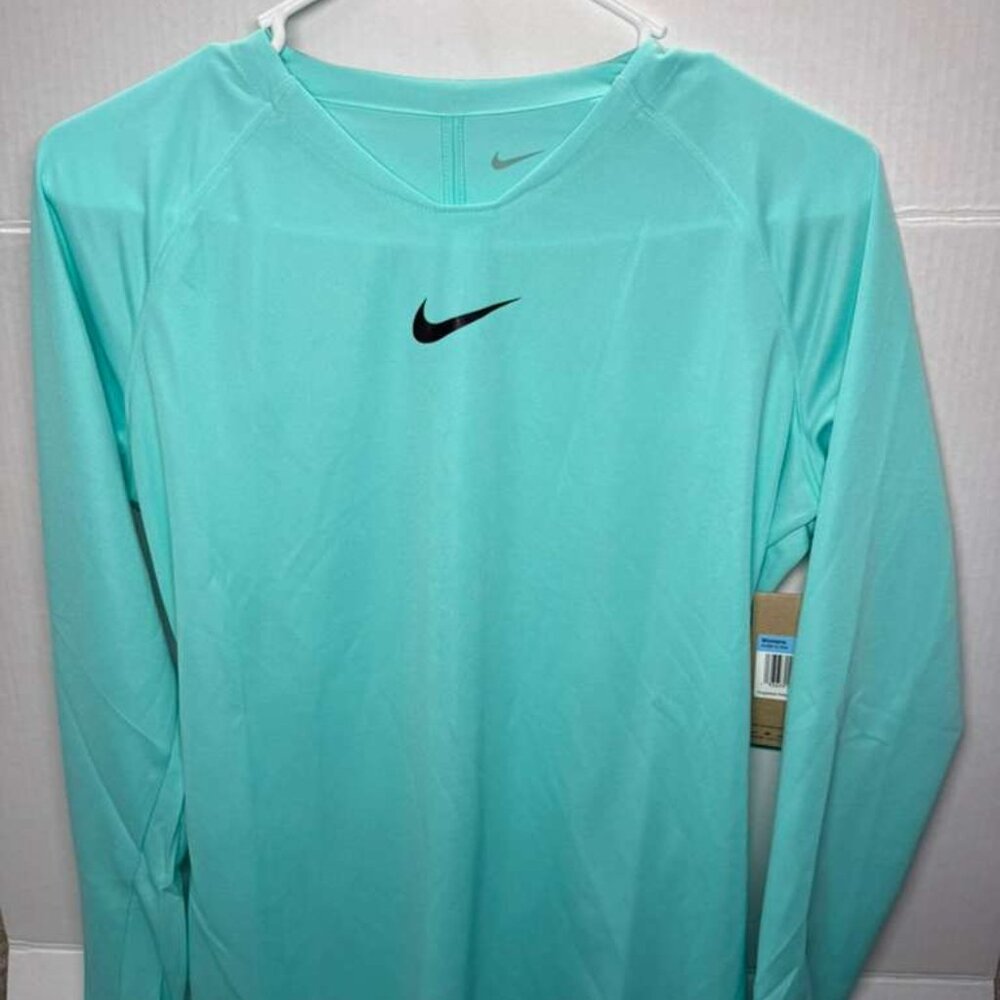 Nike Long Sleeve Performance Top (Teal)